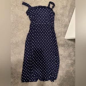 Francesca’s collection polka dot midi dress